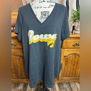 Iowa V-Neck T-Shirt NWOT